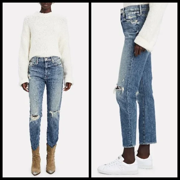 💕MOTHER SUPERIOR💕 The Trickster Ankle Jeans ~ On Holy Ground 26 NWOT